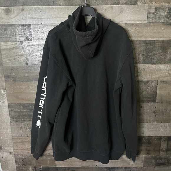 SOLD Carhartt Logo Hoodie XL - Picture 3 of 3